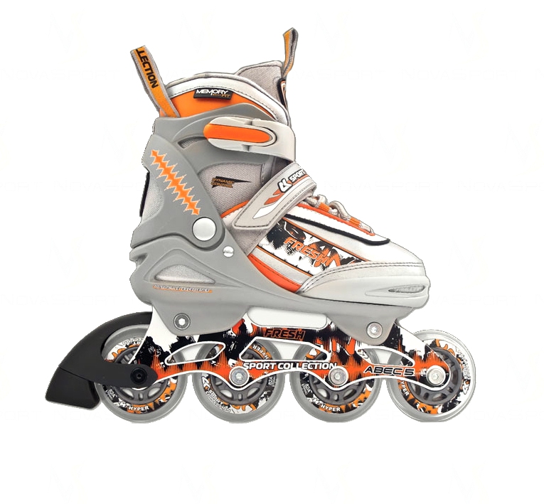 Роликовые коньки FRESH оранж (4) 27-30