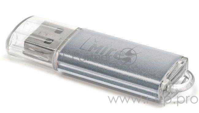 Флеш Диск 8GB Mirex Unit, USB 2.0, Серебро