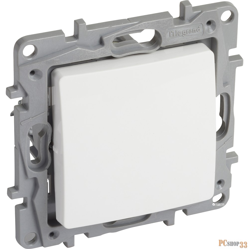Розетки, выключатели и аксессуары Legrand 672209 Переключатель промежуточный, 10A Legrand Etika (Белый)