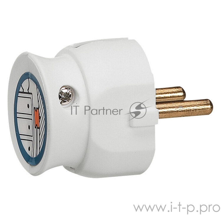 Сумки и ящики для инструментов Legrand 050183 Вилка 2К - серия Элиум - 16 А - ультраплоская - пластик - белый