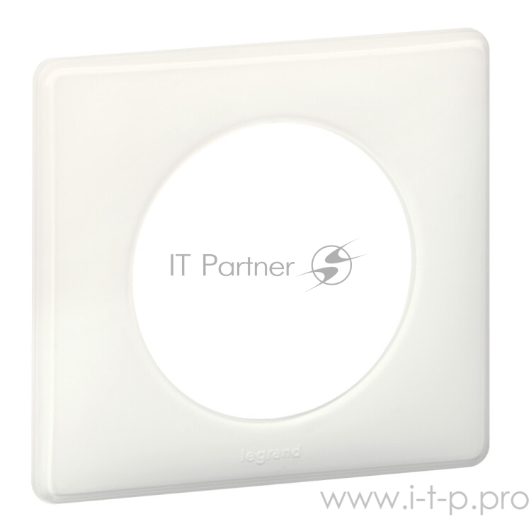 Розетки, выключатели и аксессуары Legrand 066631 Рамка - Программа Celiane - 1 пост - Белый глянец