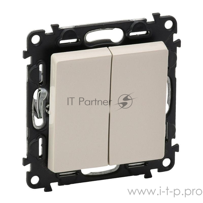Legrand Valena Life/Allure. Розетки, выключатели и Legrand 752505 Valena LIFE.Выключатель двухклавишный 10А 250В с лицевой панелью.Безвинтовые зажимы.Слоновая кость