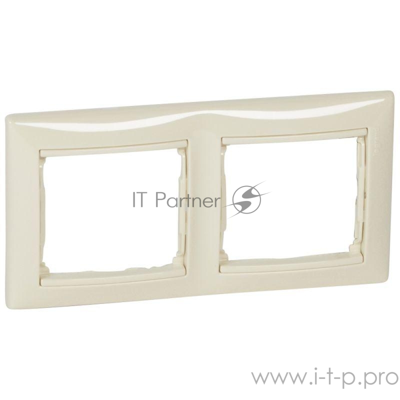 Розетки, выключатели и аксессуары Legrand 774352 Рамка Valena 2 поста слоновая кость
