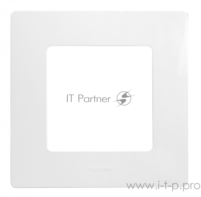 Розетки, выключатели и аксессуары Legrand 672501 Рамка - 1 пост - Etika - белый
