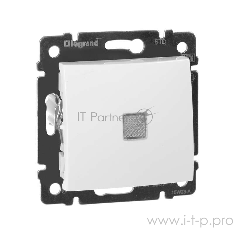 Розетки, выключатели и аксессуары Legrand 774410 Выключатель Valena одноклавишный с подсветкой белый