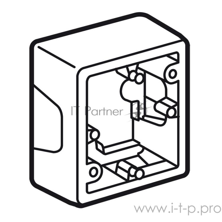 аксессуары Legrand 776181 Коробка Valena для накладного монтажа 1 пост (белая)