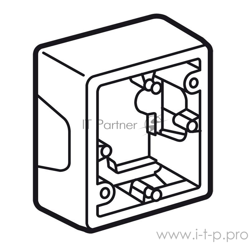 аксессуары Legrand 776181 Коробка Valena для накладного монтажа 1 пост (белая)