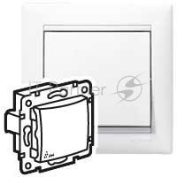 Розетки, выключатели и аксессуары Legrand 774201 Выключатель Valena влагозащищенный IP44 одноклавишный белый