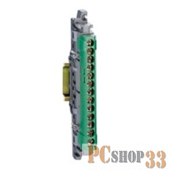 Вспомогательные элементы и аксессуары Legrand 04834 Колодка клеемная зеленая 12X16+1X25 048XX17W45