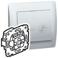 розетки и выключатели Legrand 775600 Выключатель Galea Life одноклавишный с подсветкой