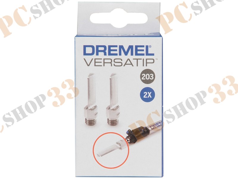 Аксессуар для газового паяльника - насадка Dremel 203 26150203JA, нож для обработки (2шт./уп.)