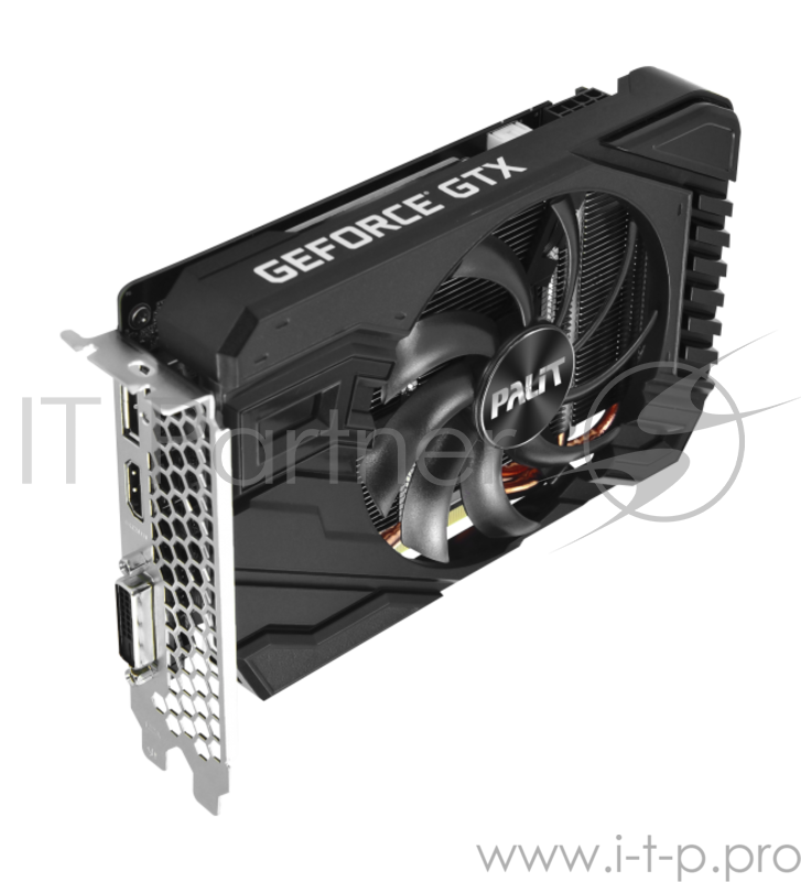 Видеокарта Palit PCI-E PA-GTX1660 STORMX 6G nVidia GeForce GTX 1660 6144Mb 192bit GDDR5 1530/8000 DVIx1/HDMIx1/DPx1/HDCP Ret