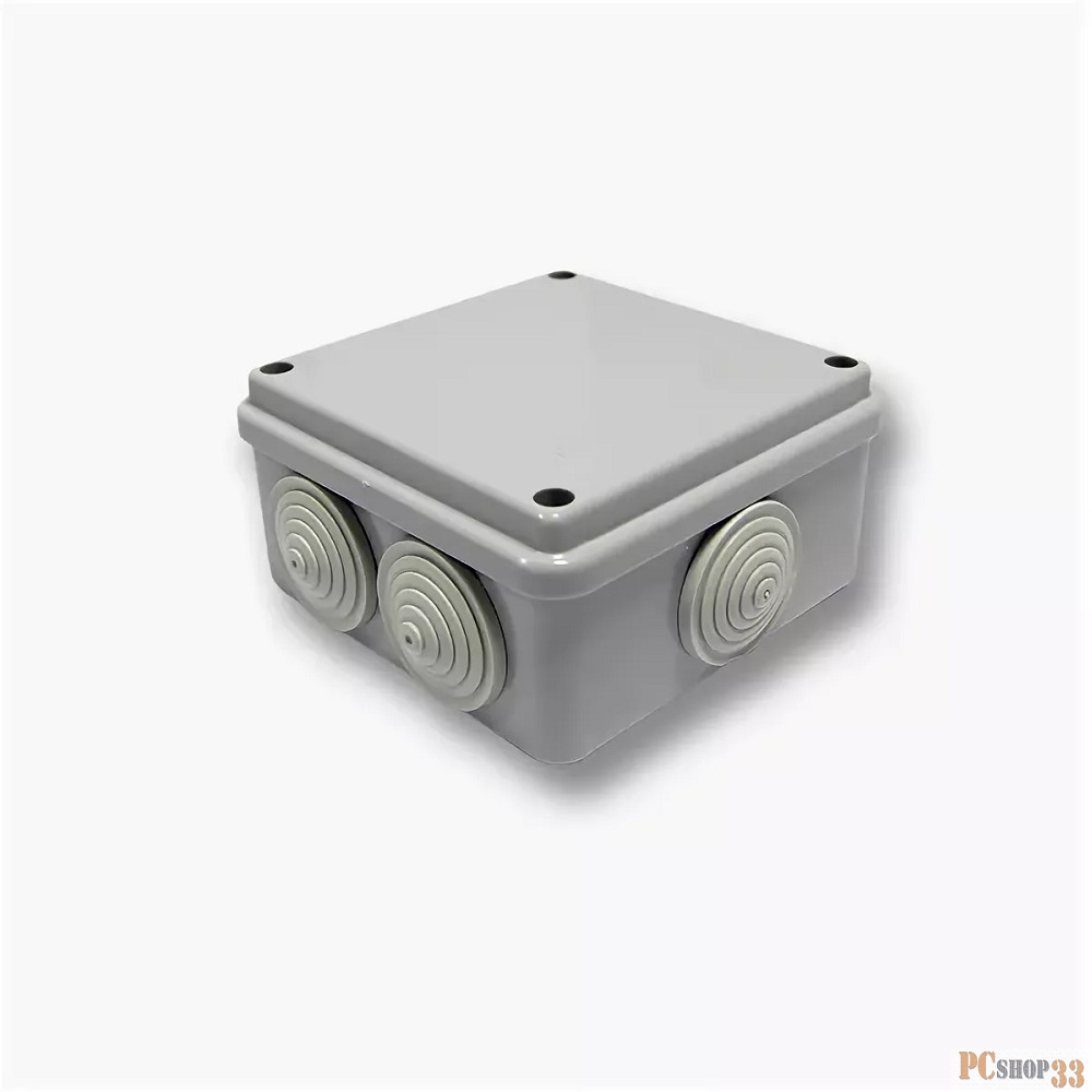 Коробки монтажные Рувинил 67050 Тусо.Коробка расп. для о/п, 100х100х50мм, 6вводов, IP54