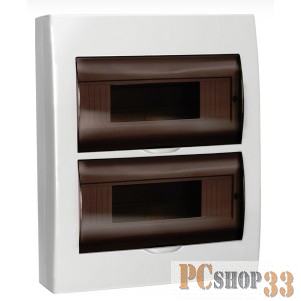 Боксы и корпуса IEK MKP12-N-24-40-10-L Бокс ЩРН-П-24 модуля навесной пластик IP41 LIGHT IEK