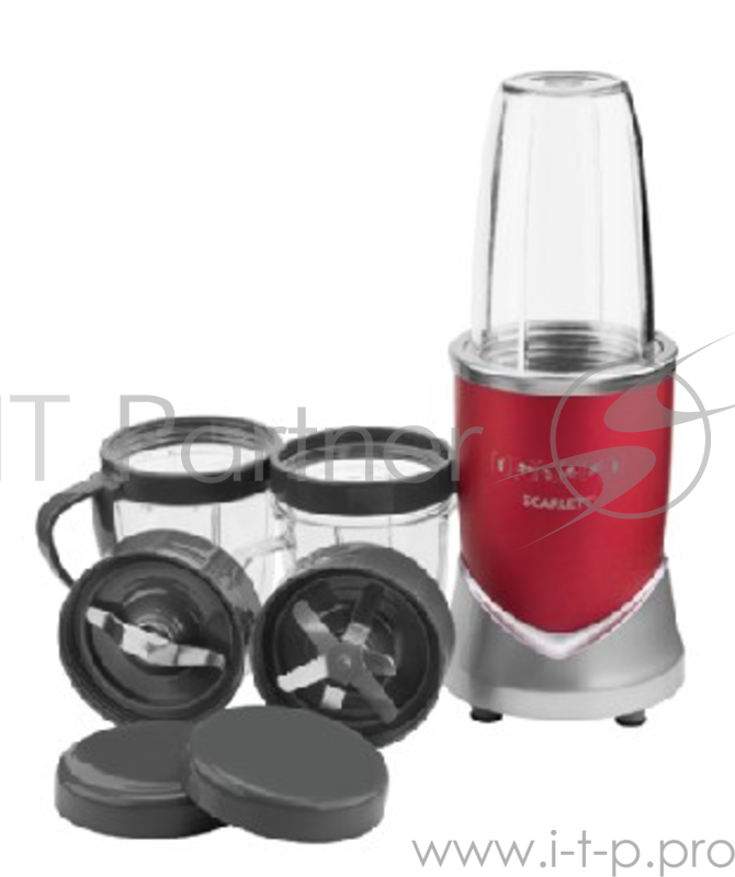 Блендер стационарный Scarlett SC-JB146P10 850 Вт. малиновый