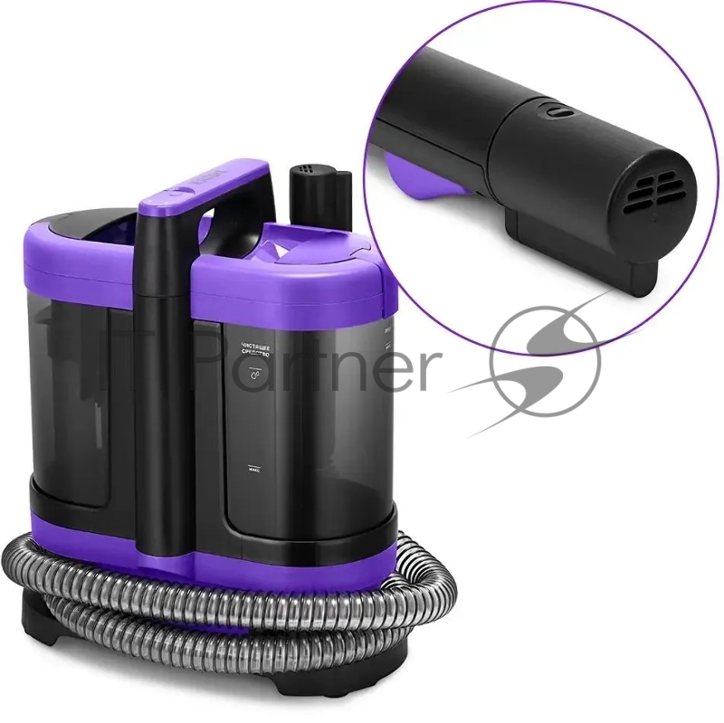 Пылесос ручной Kitfort КТ-521-3 170Вт зеленый/серый