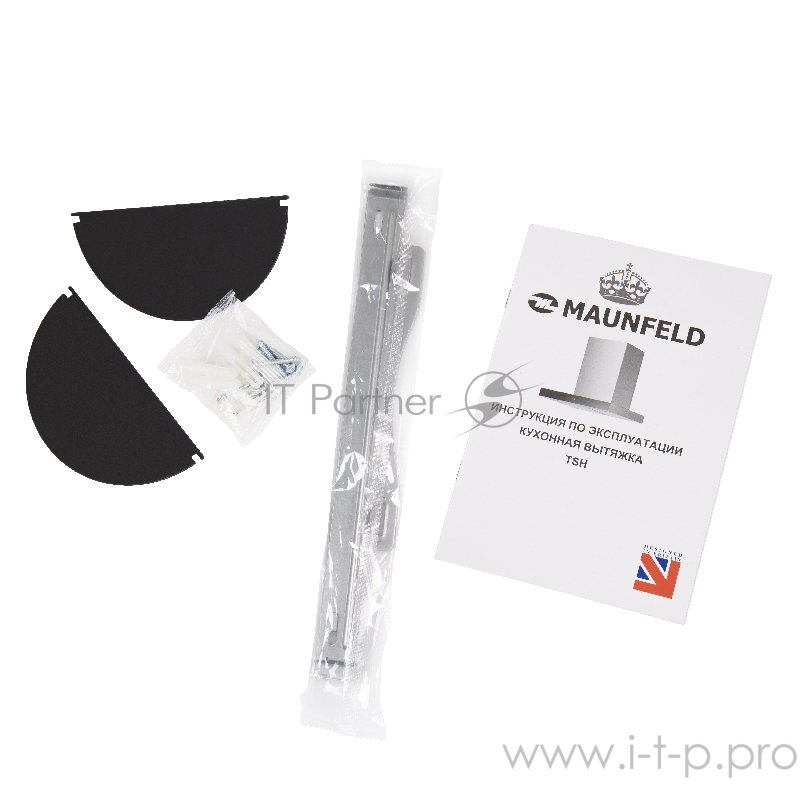 Вытяжка каминная Maunfeld TSH 60 нержавеющая сталь/черный управление: сенсорное (1 мотор)