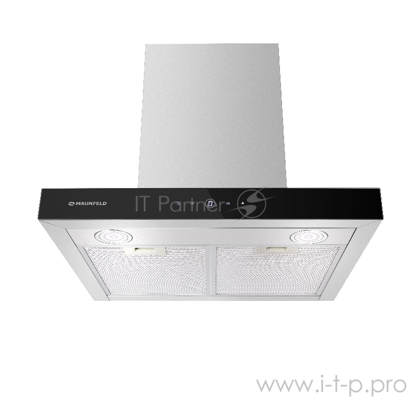Вытяжка каминная Maunfeld TSH 60 нержавеющая сталь/черный управление: сенсорное (1 мотор)