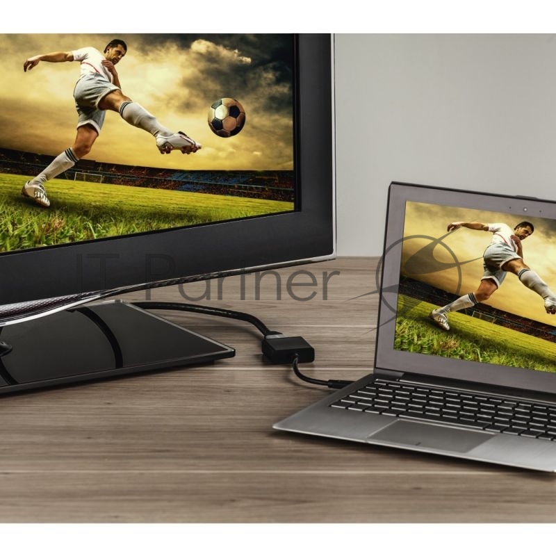 Адаптер Hama H-135726 00135726 HDMI (f) USB Type-C (m) 0.1м черный