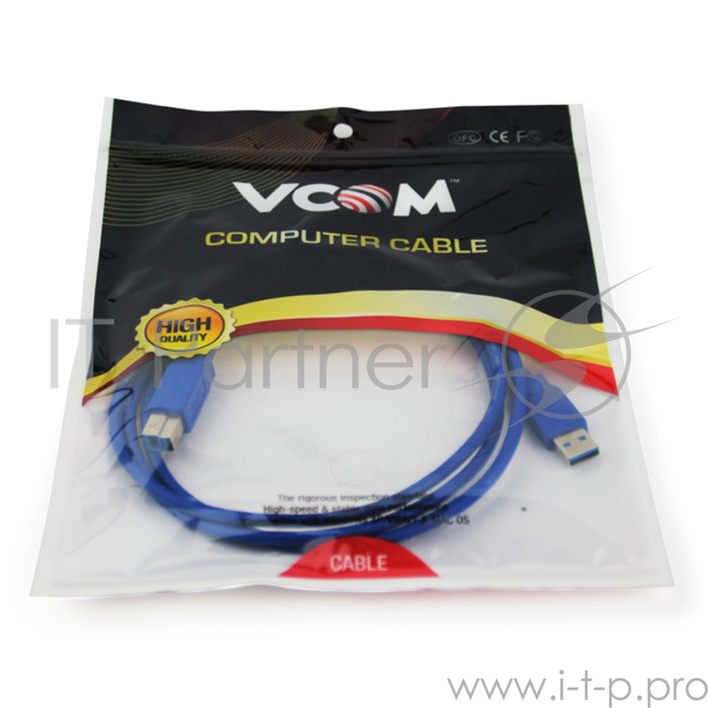 Кабель соединительный VCOM USB3.0 Am/Bm 1,8m (VUS7070-1.8M)