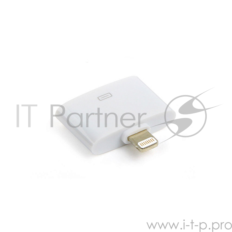 Переходник Apple 30pin/Lightning, Gembird, 30pinF/8pinM, пакет