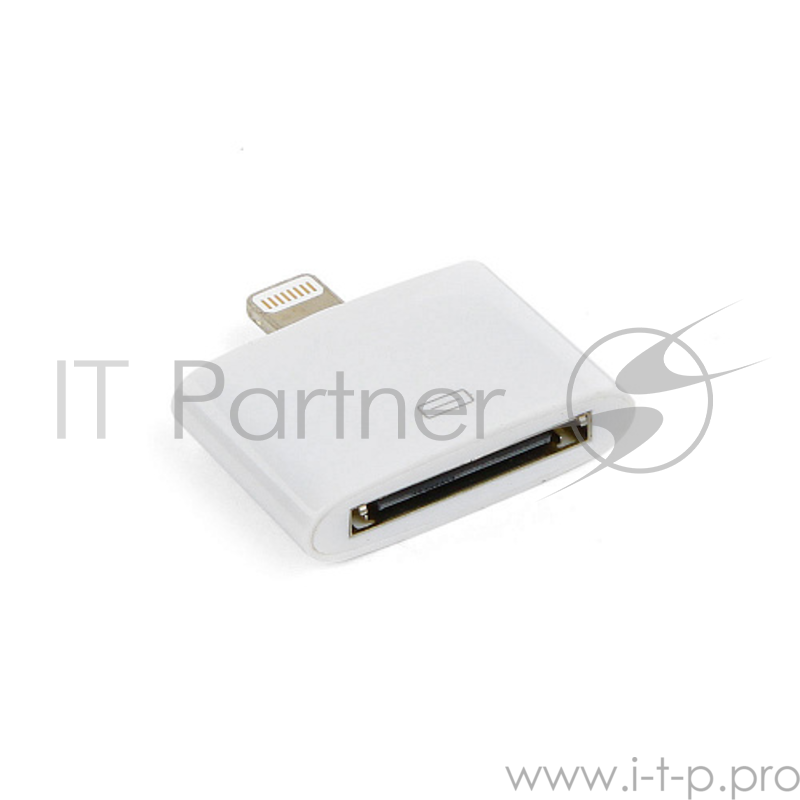 Переходник Apple 30pin/Lightning, Gembird, 30pinF/8pinM, пакет