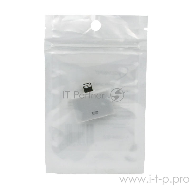 Переходник Apple 30pin/Lightning, Gembird, 30pinF/8pinM, пакет