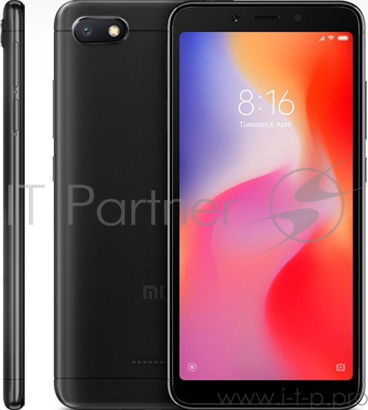 Смартфон Xiaomi Redmi 6A 2Gb/32Gb Black Global