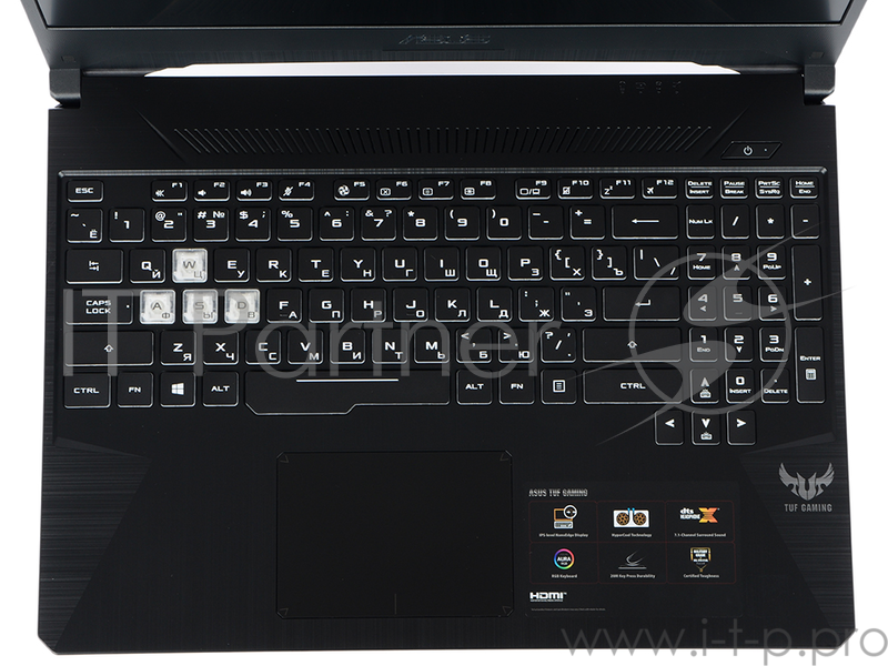 Ноутбук Asus FX505GM-BN012T i5-8300H (2.3)/8G/1T+128G SSD/15.6