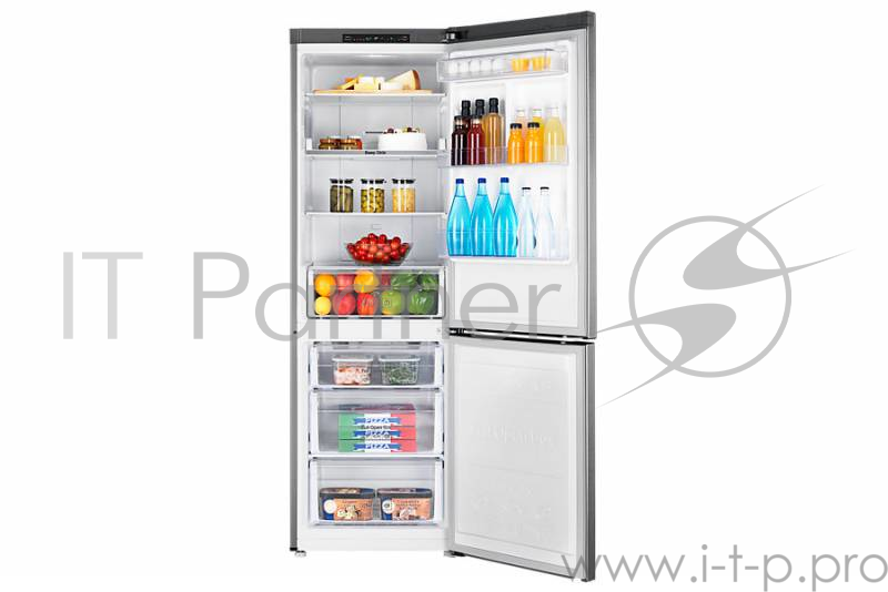 Холодильник Samsung RB30J3000SA серебристый (двухкамерный),Объем: 311л (213 + 98). ВхШхГ: 1780 Х 595 Х 668