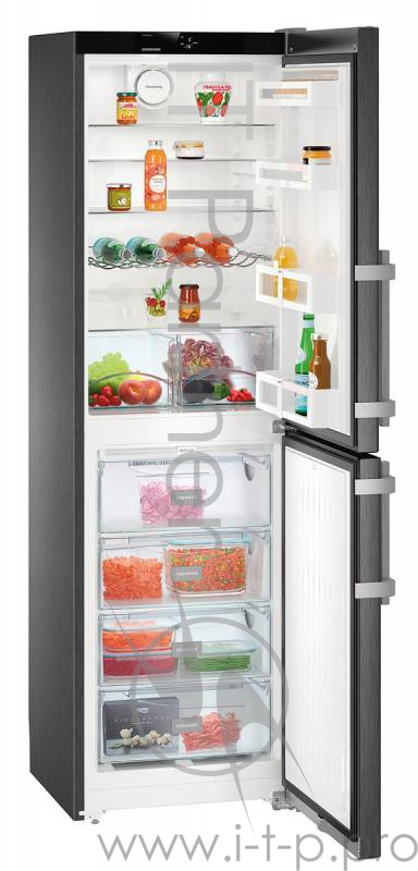 Холодильник Liebherr CNbs 3915 черный (двухкамерный)