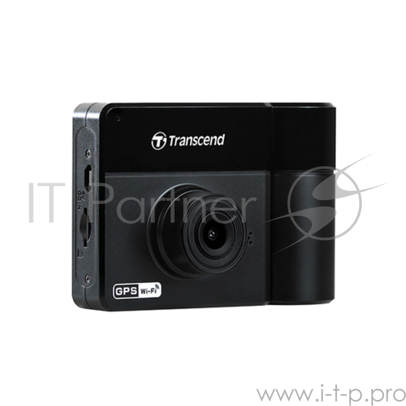 Видеорегистратор Transcend DrivePro 550 автомобильный (WIFI + microSD 32Gb, ДВЕ КАМЕРЫ, GPS)