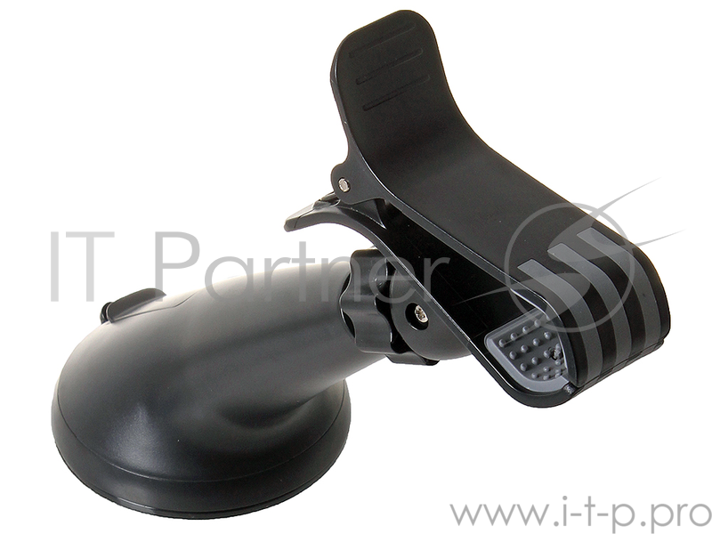 Универсальный Автомобильный Держатель Ginzzu GH-386B Шириной до 100 мм, крепление на лобовое стекло, поворотный механизм 360°