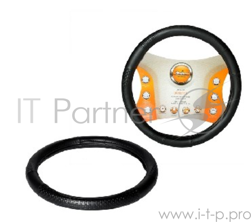 Оплетка из искусственной кожи с тиснением, черный, 38 см / M (17445)(AIRLINE AWC-SL-03M Оплетка из искусственной кожи с тиснением, цвет - черный, 38 см / M (17445))