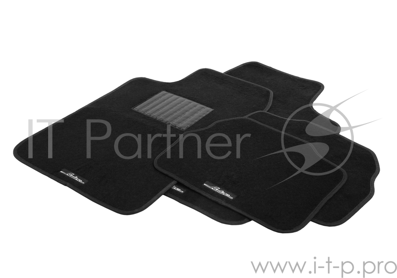 Коврик AIRLINE ACM-CM-05 черный 4шт. ковролиновые универсальные