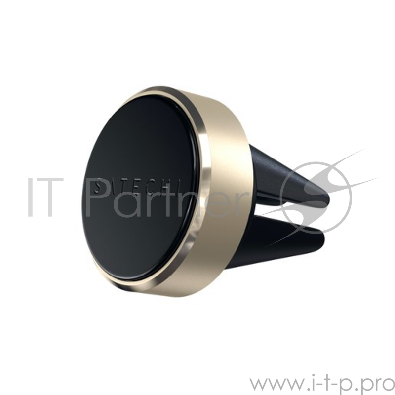 Автомобильный держатель Satechi Aluminum Vent Magnet Mount для смартфонов. Материал пластикметалл. Цвет золотой.