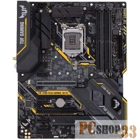 Материнская плата ASUS TUF Z390-PLUS GAMING (WI-FI) чипсет Intel Z390 4 слота DDR4 DIMM, 2133-4266 МГц поддержка CrossFire X разъемы SATA: 6 Гбит/с - 6 Wi-Fi 802.11ac, Bluetooth
