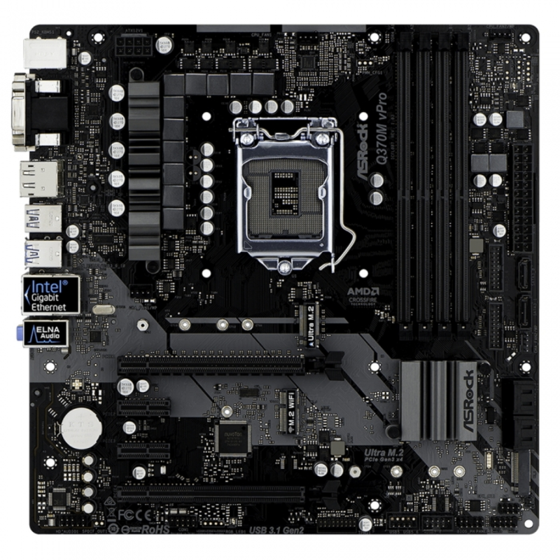 Материнская плата Q370M VPRO, RTL {20}