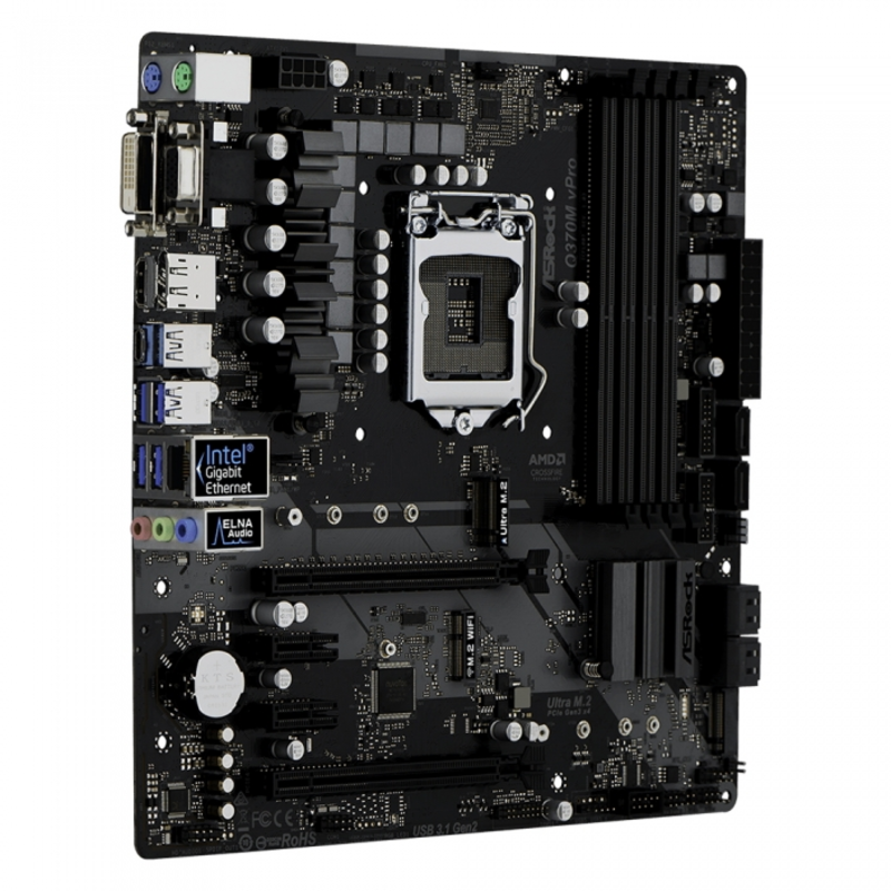 Материнская плата Q370M VPRO, RTL {20}