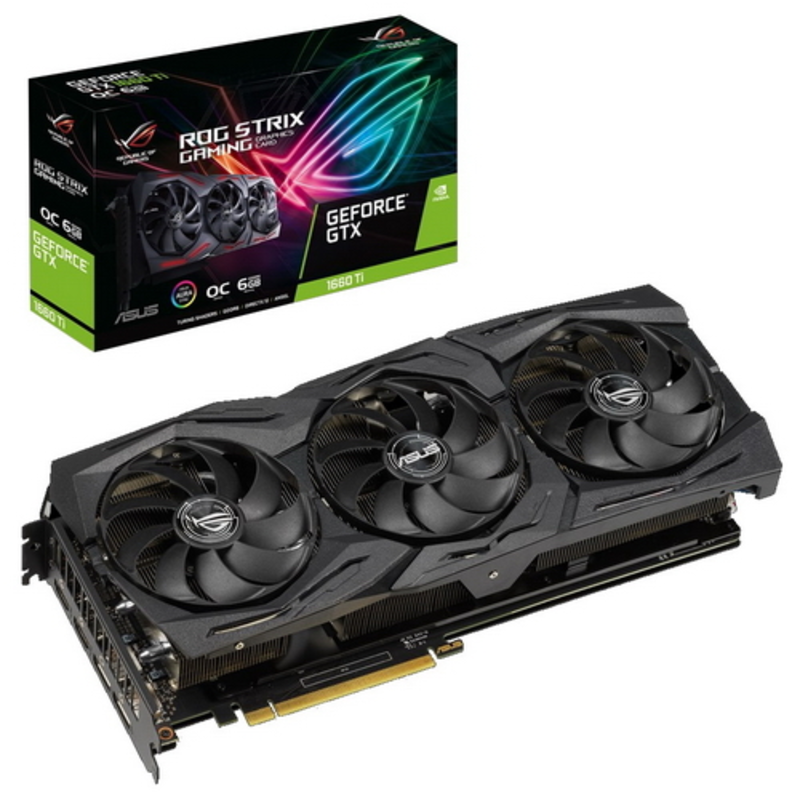 Видеокарта ROG-STRIX-GTX1660TI-O6G-GAMING