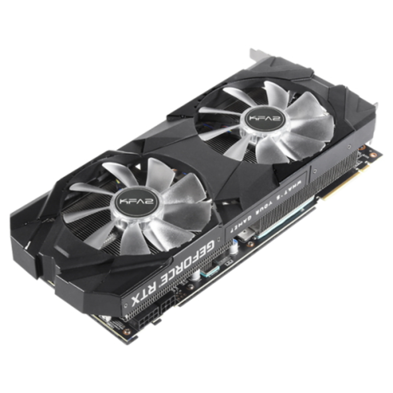 RTX2080 EX - 1 click OC PCI-E 8GB GDDR6 256BIT W/DP/DP/HDMI/DP/USB-C/Cooling Fan , RTL {10} (132396)