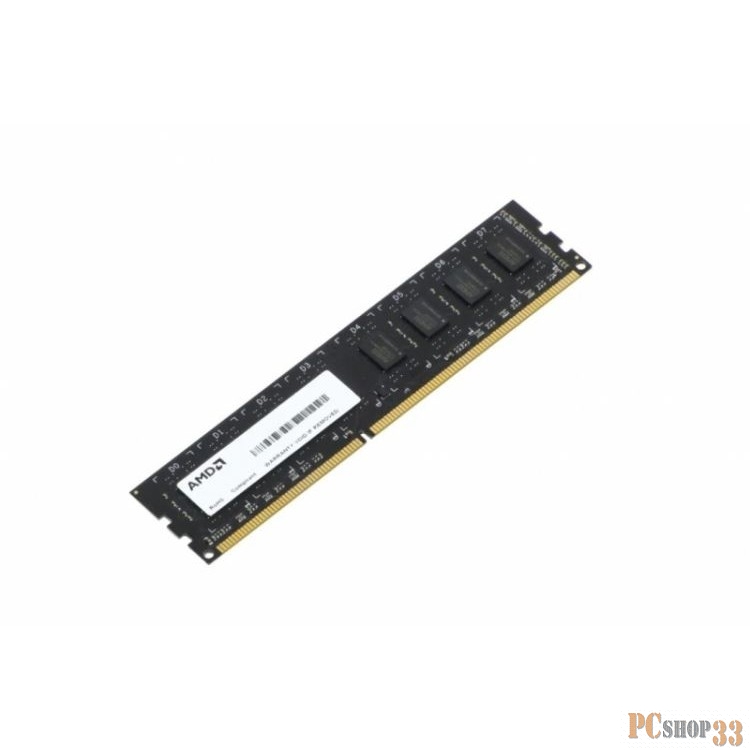 Модуль памяти 4GB AMD Radeon™ DDR4 2666 DIMM R7 Performance Series Black R744G2606U1S-U Non-ECC, CL16, 1.2V, RTL