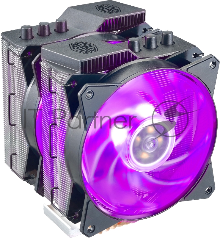 Кулер Cooler Master CPU Cooler MasterAir MA621P, 600-2400 RPM, 200W, RGB LED fan, RGB lighting controller, Full Socket + TR4 Support