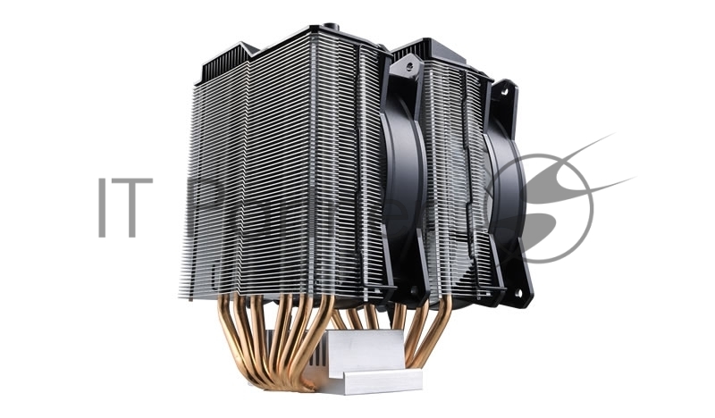 Кулер Cooler Master CPU Cooler MasterAir MA621P, 600-2400 RPM, 200W, RGB LED fan, RGB lighting controller, Full Socket + TR4 Support