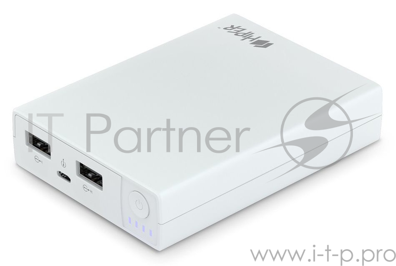 Мобильный аккумулятор Hiper RP8500 Li-Ion 8500mAh 2.1A+1A белый 2xUSB