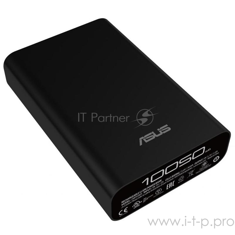 Мобильный аккумулятор Asus ZenPower ABTU005 Li-Ion 10050mAh 2.4A черный 1xUSB
