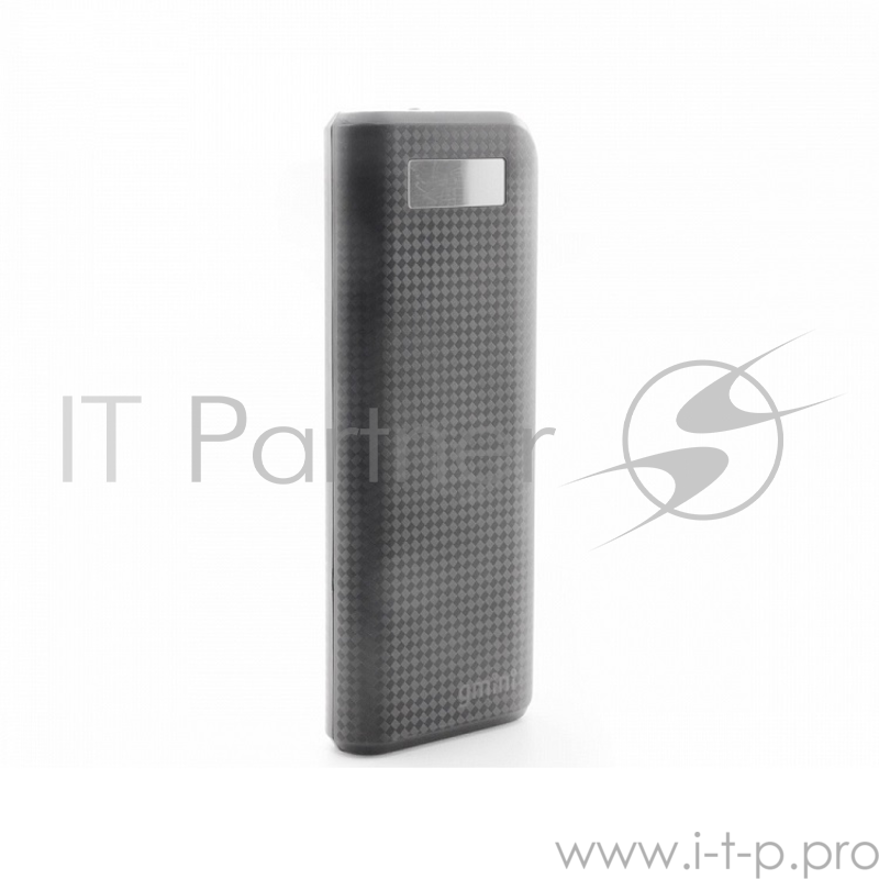 Внешний аккумулятор Gmini Carbon Series GM-PB156TC Black , 15600mAh