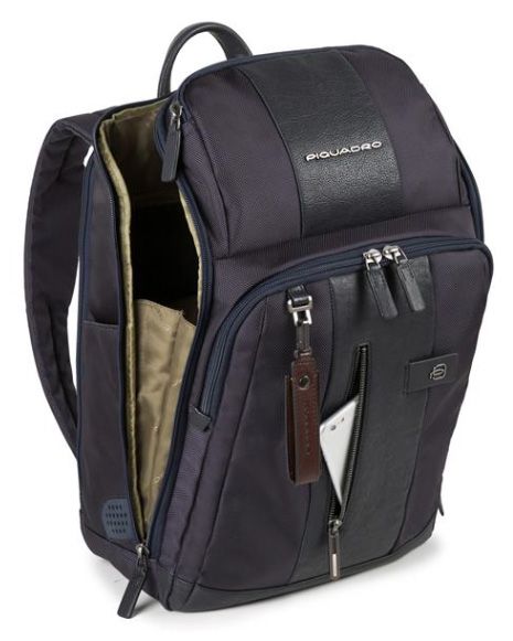 Рюкзак Piquadro Brief CA4443BR/TM темно-коричневый натур.кожа/ткань