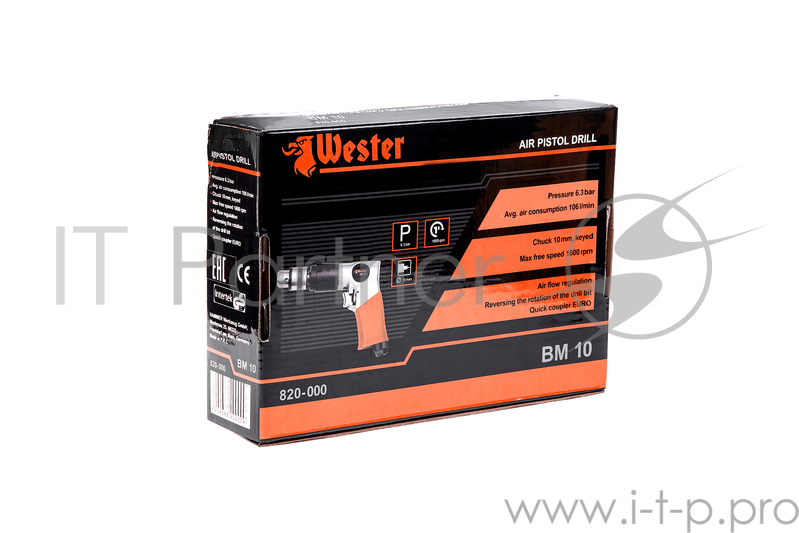 Дрель WESTER BM-10 пистолетного типа