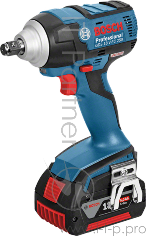 Гайковерт аккумуляторный BOSCH GDS 18 V-EC 250 (0.601.9D8.102) 0-2400об/мин 250Нм 0-3500уд/м